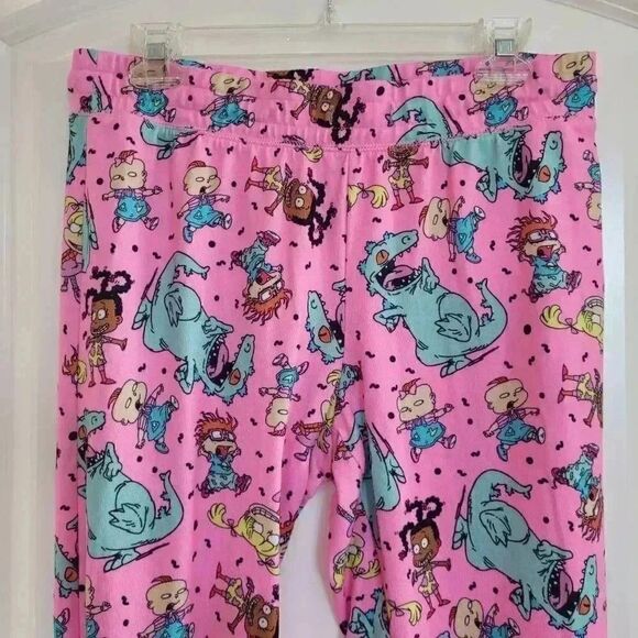 Nickelodeon Rugrats Women's Pink Poly/Spandex Pajama Pants - Picture 9 of 12